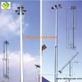 China supplier Ningbo Liaoyuan 20m 25m 30m lift type GR65 Q235/SS400 galvanized high mast lighting pole